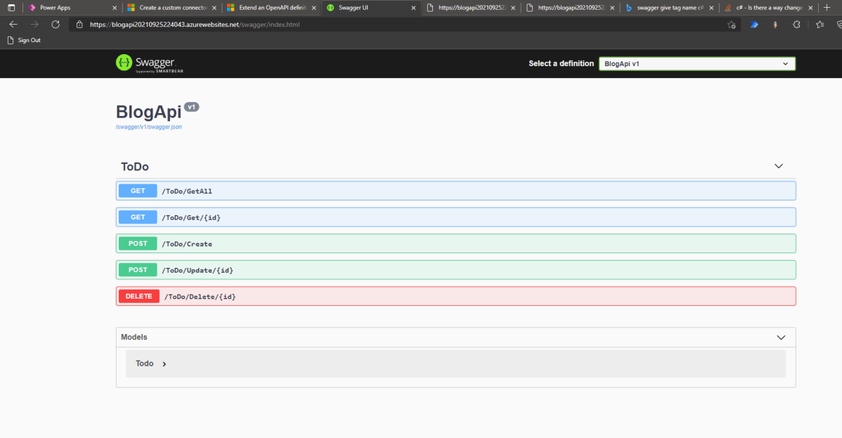 Exploration: Create Swagger API and Consume It In&nbsp;Canvas-Apps
